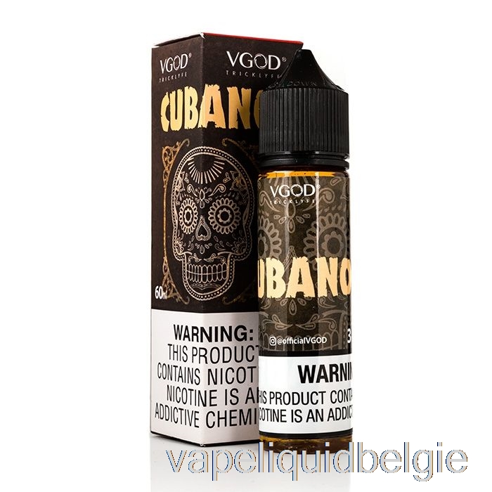 Vape Vloeistof Cubano - Vgod E-vloeistof - 60ml 0mg